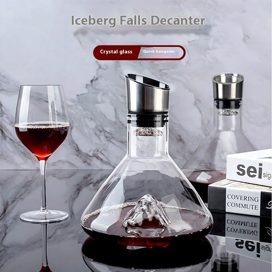 The Iceberg Wine Decanter: Aerate and Enhance Your Wine