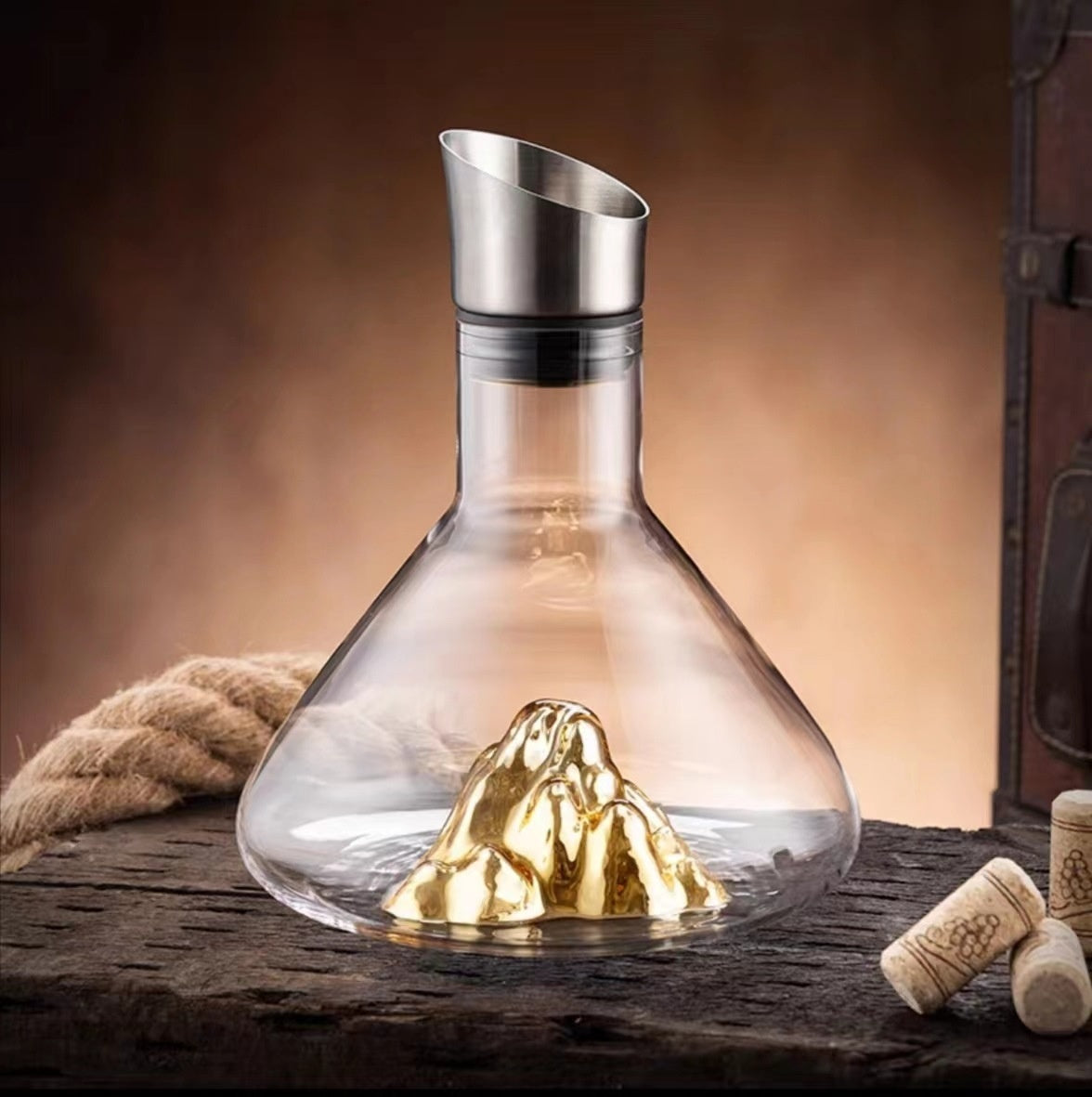 The Iceberg Wine Decanter: Aerate and Enhance Your Wine