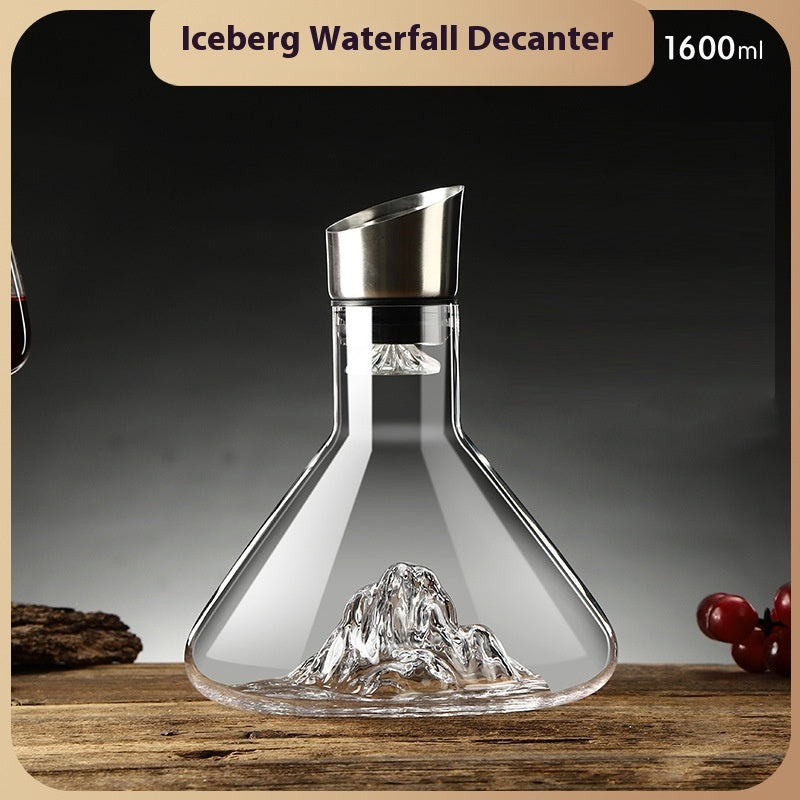 The Iceberg Wine Decanter: Aerate and Enhance Your Wine